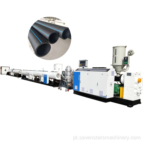 SJ Série 75-250mm Máquina de fabricação de tubos HDPE